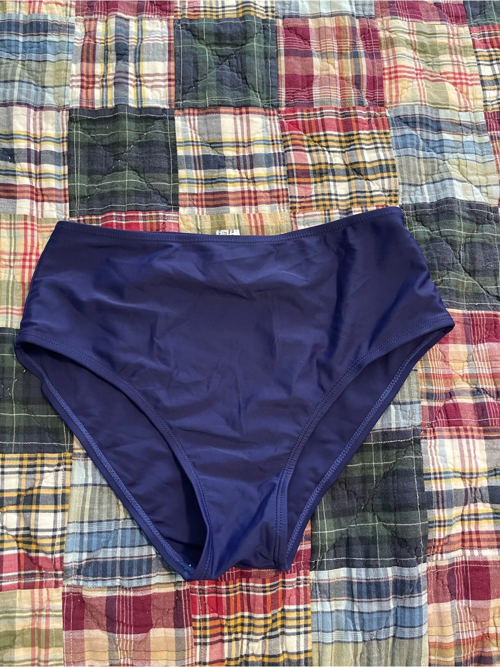 Bikini Bottom Briefs Navy Solid swimsuit bottoms size XS EUC